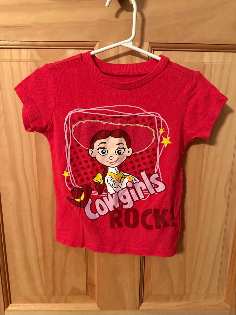 Like New, Girls Size XS (4) Jessie From Toy Story Disney T-Shirt